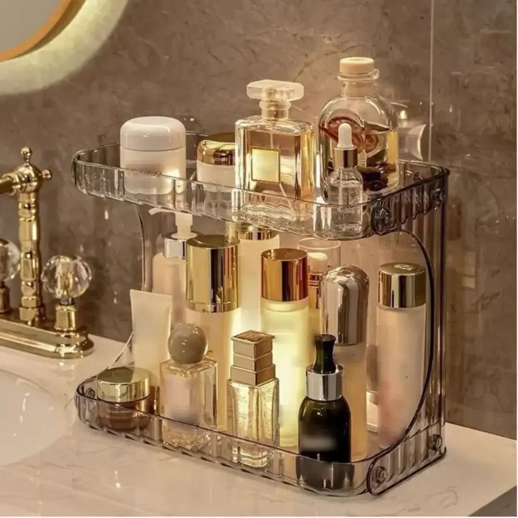 Organizador Multiuso de Acrílico com 2 Andares - Modern Casa