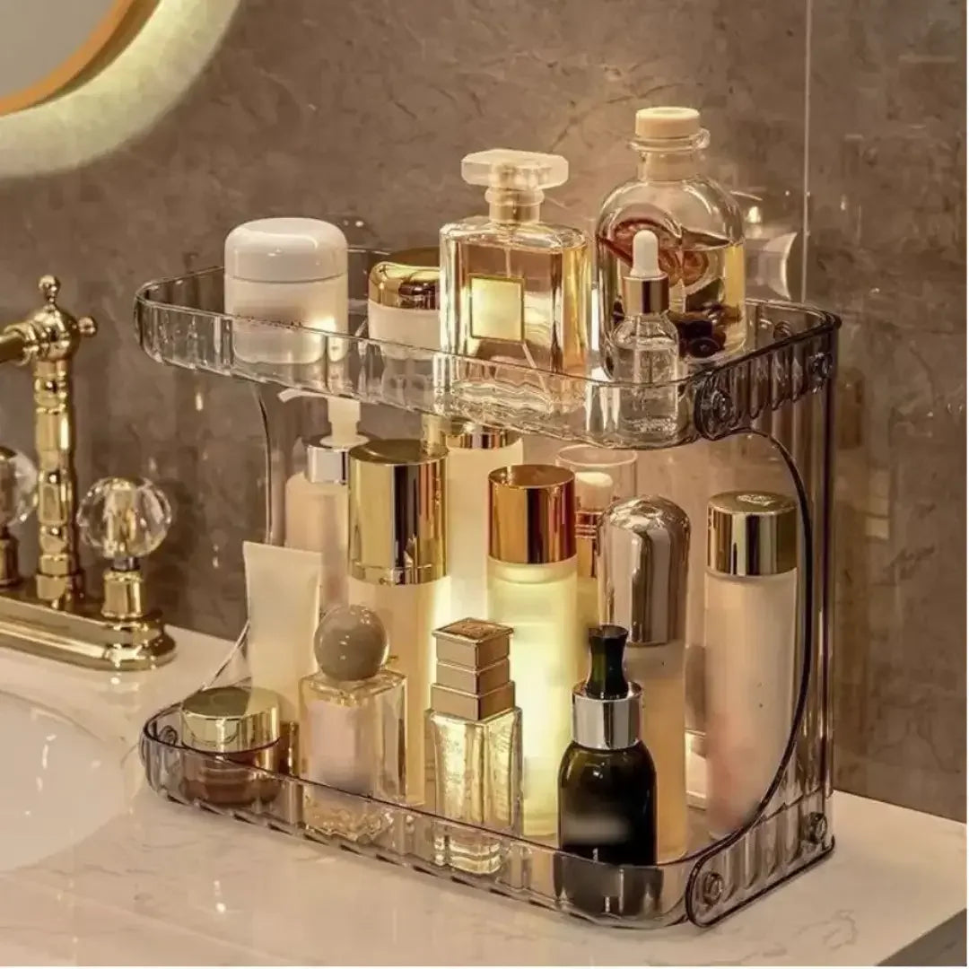 Organizador Multiuso de Acrílico com 2 Andares - Modern Casa