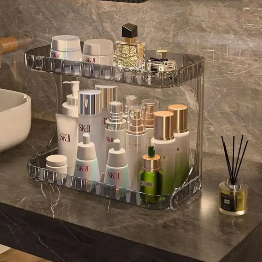 Organizador Multiuso de Acrílico com 2 Andares - Modern Casa