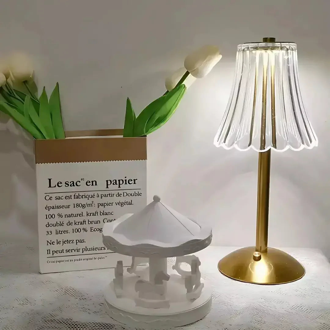Luminária Abajur de Mesa LED 3 Cores - Modern Casa