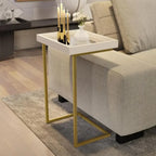Mesa de Apoio Lateral Sofá Com Espelho - Modern Casa