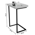 Mesa de Apoio Lateral Sofá Com Espelho - Modern Casa