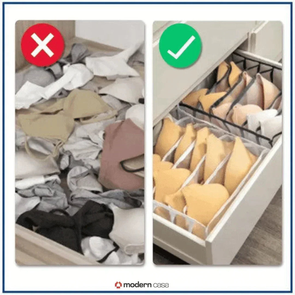 Organizador Tipo Colmeia para Roupas Íntimas Kit 3 Peças - Modern Casa