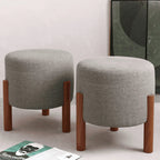 Puff Banqueta Linho - Modern Casa