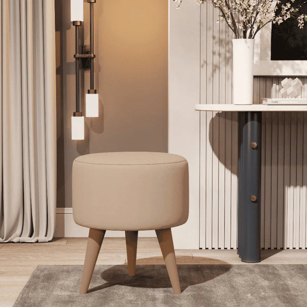Puff Banqueta Linho - Modern Casa
