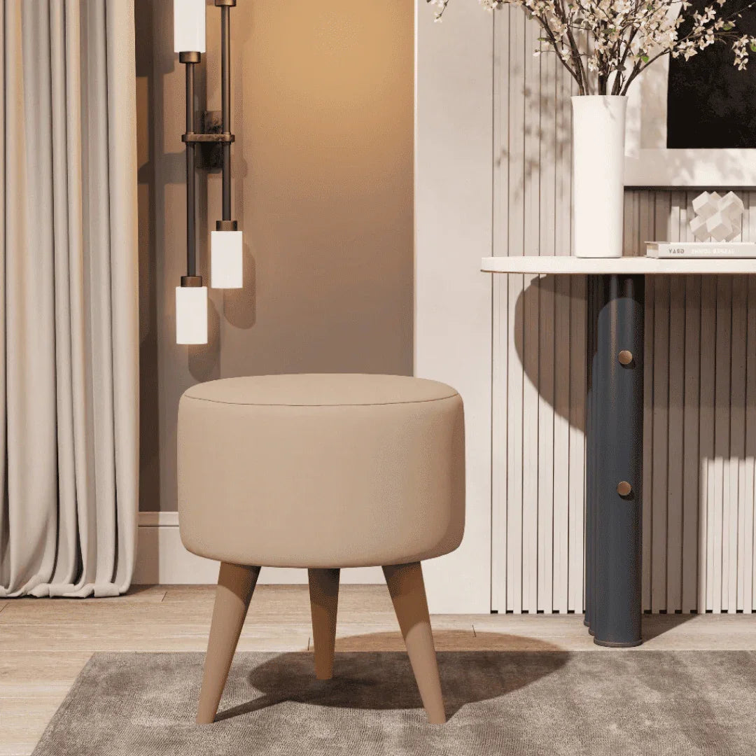 Puff Banqueta Linho - Modern Casa