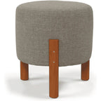 Puff Banqueta Linho - Modern Casa