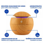 Umidificador Ultrassônico Madeira USB - Modern Casa